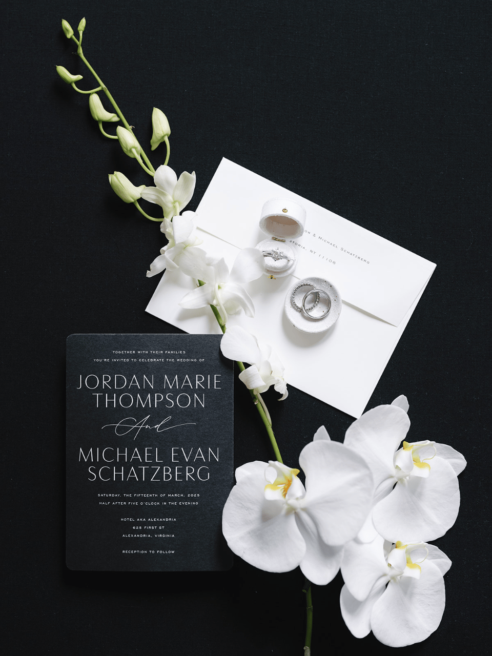 A Glamorous Winter Wedding at Hotel AKA