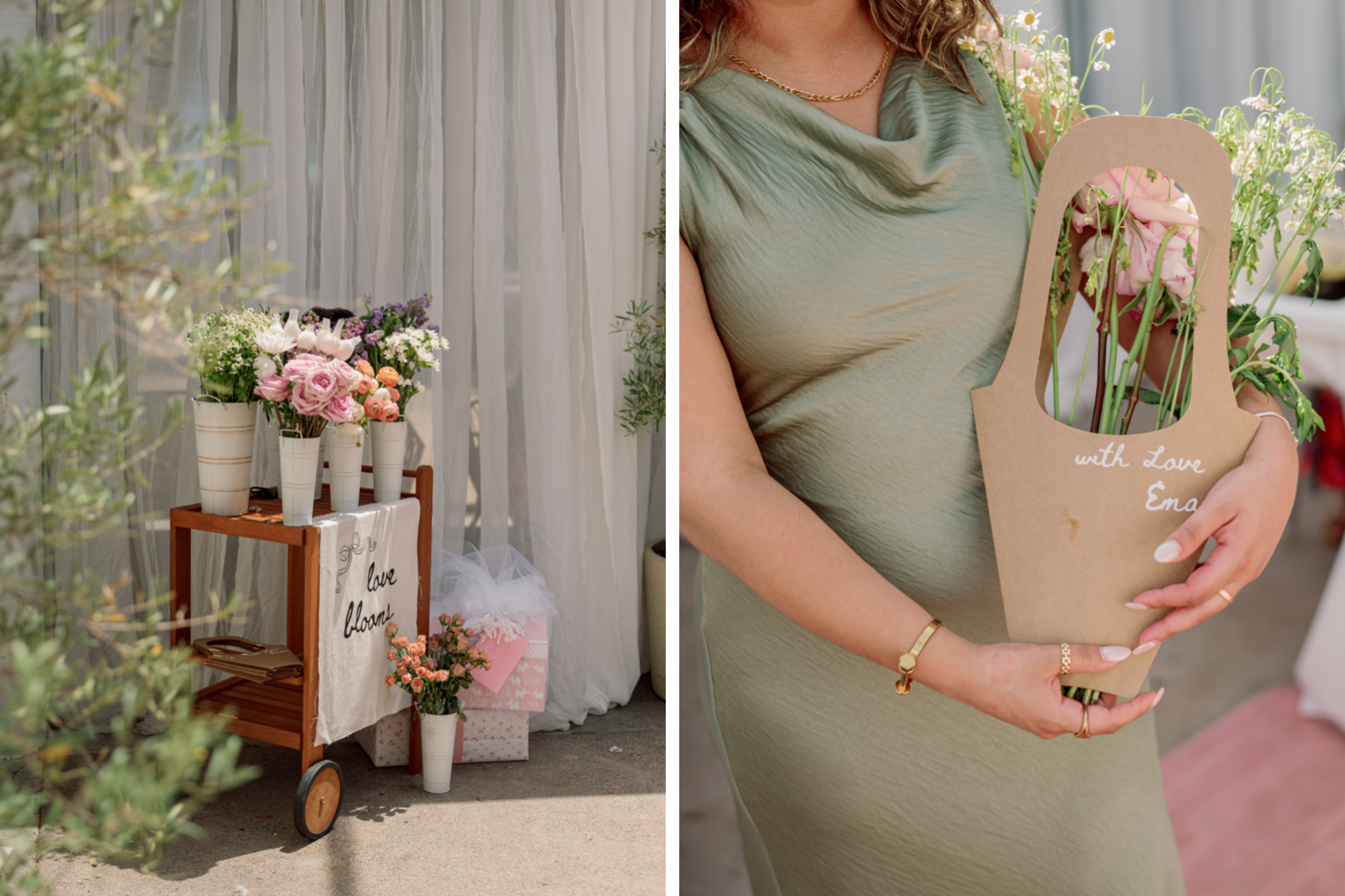 Photos by Film and Delight, Featured in A Glamorous Summer Bridal Shower at Aracely Café
