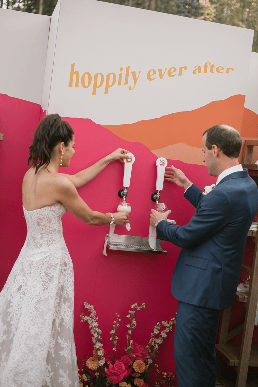 A Modern Summer Wedding at Ten Mile Station
