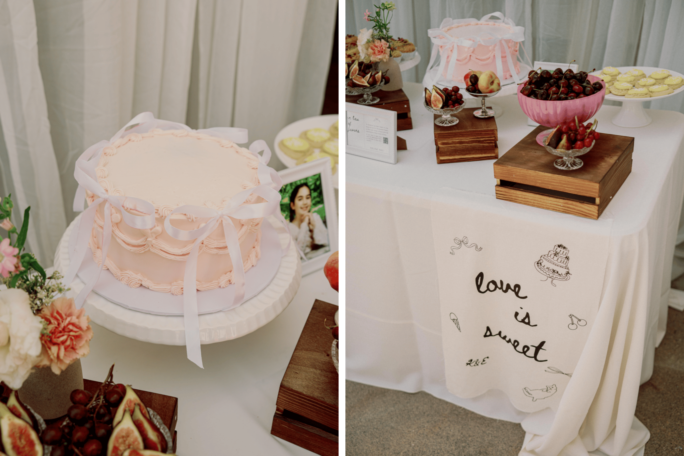 Photos by Film and Delight, Featured in A Glamorous Summer Bridal Shower at Aracely Café