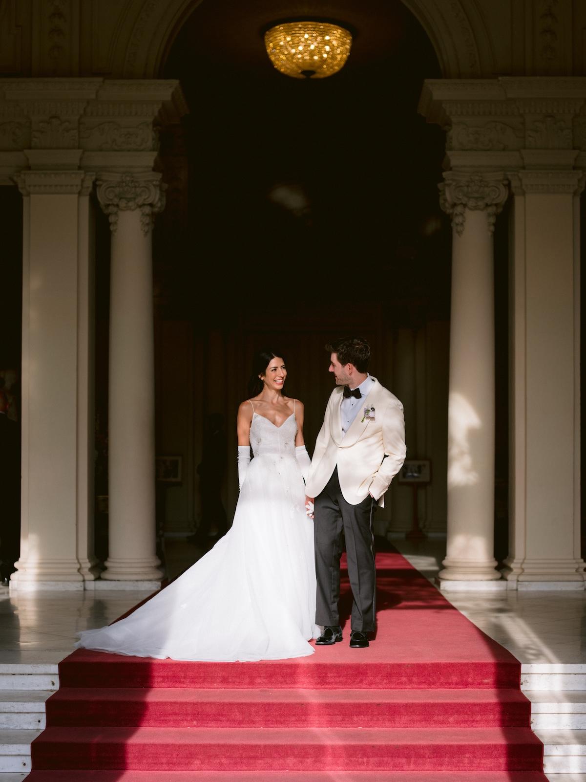 A Classic Summer Wedding at the Rosecliff Mansion photo 2
