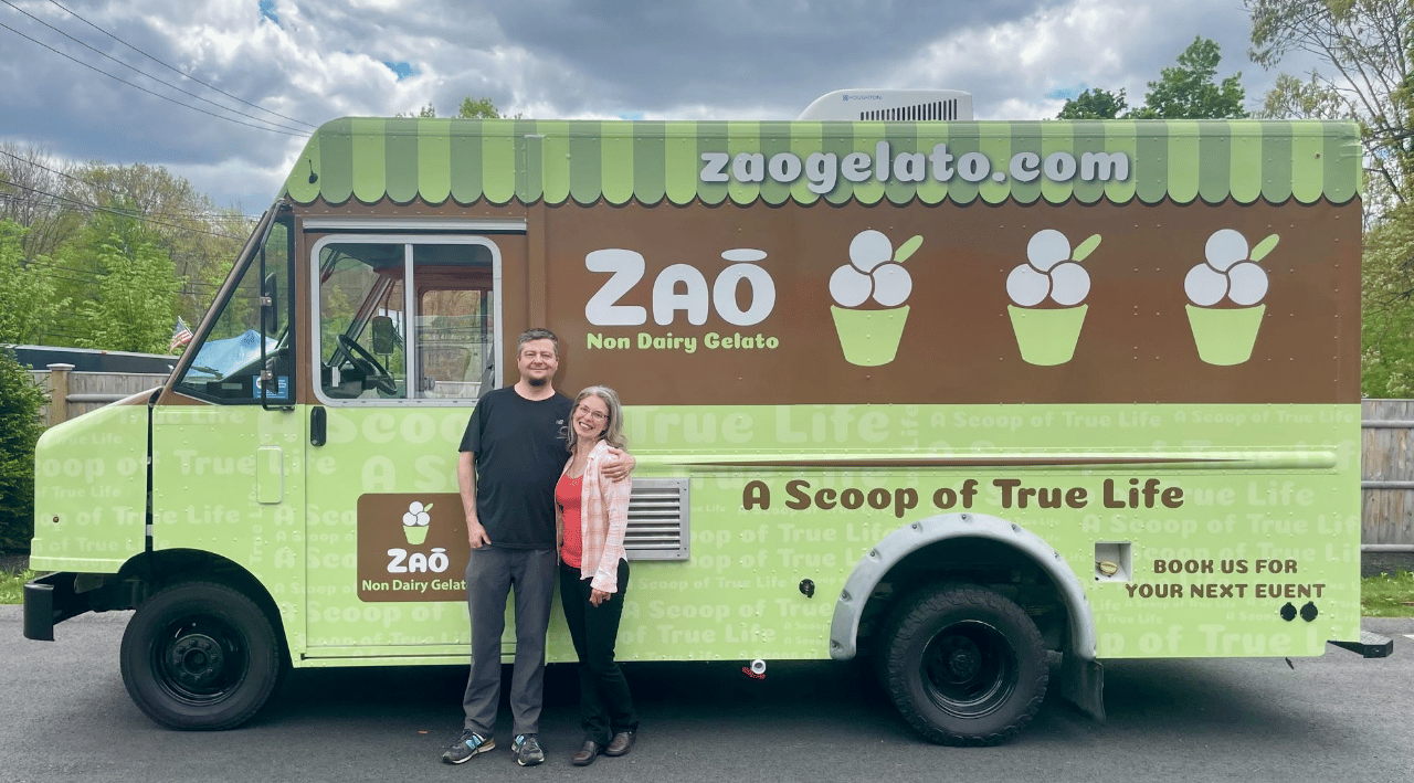Zao Non Dairy Gelato Truck portfolio 1