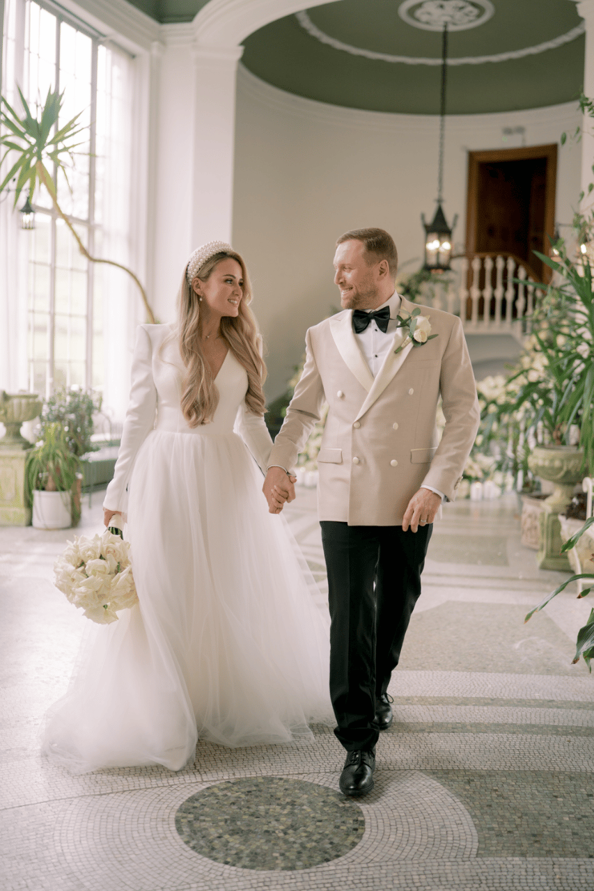 A Glamorous Spring Wedding at Hawkstone Hall