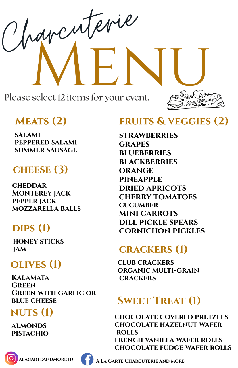 ‘A La Carte Charcuterie and More portfolio 2