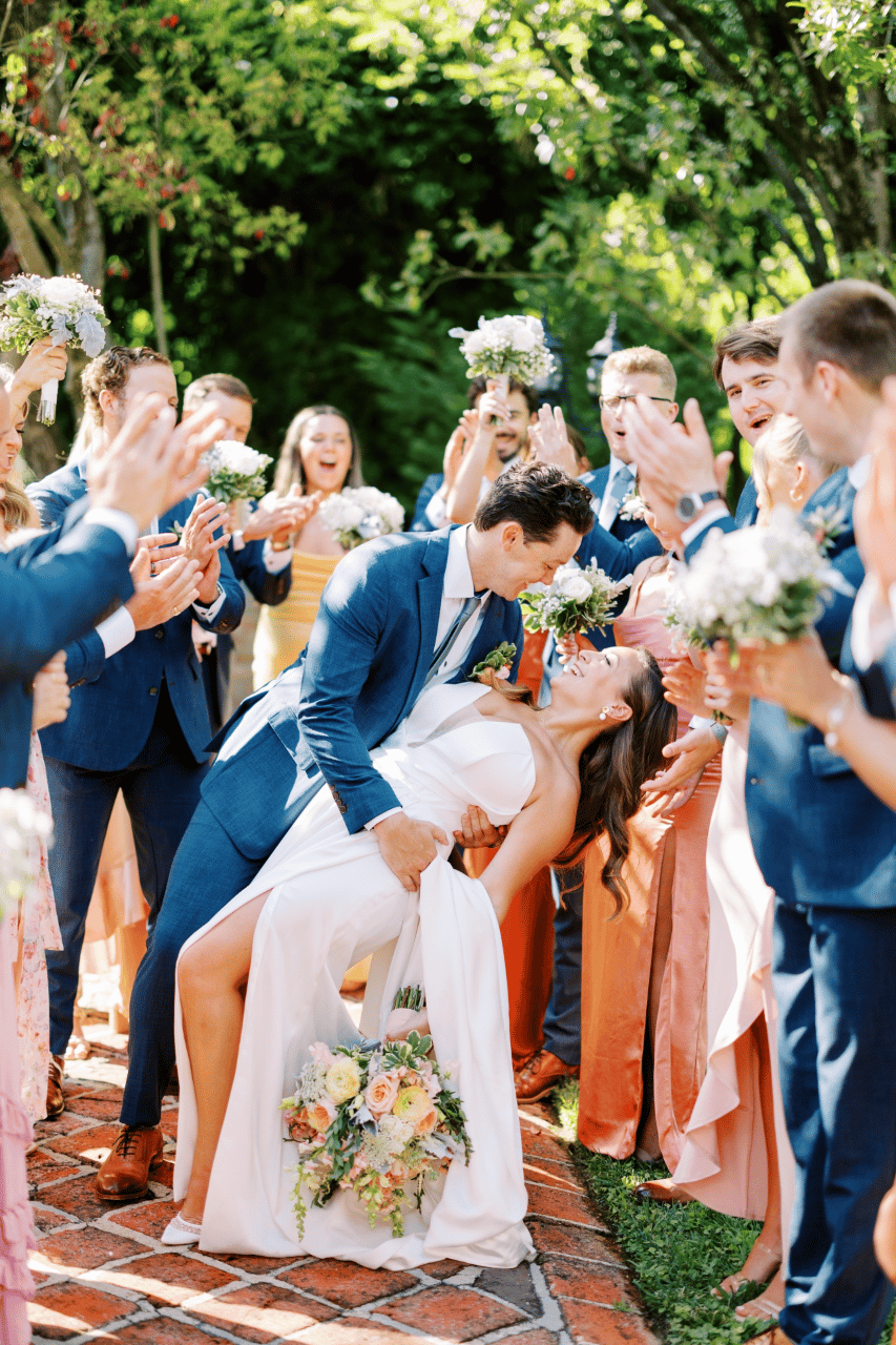 A Romantic Spring Wedding at Mankin Mansion
