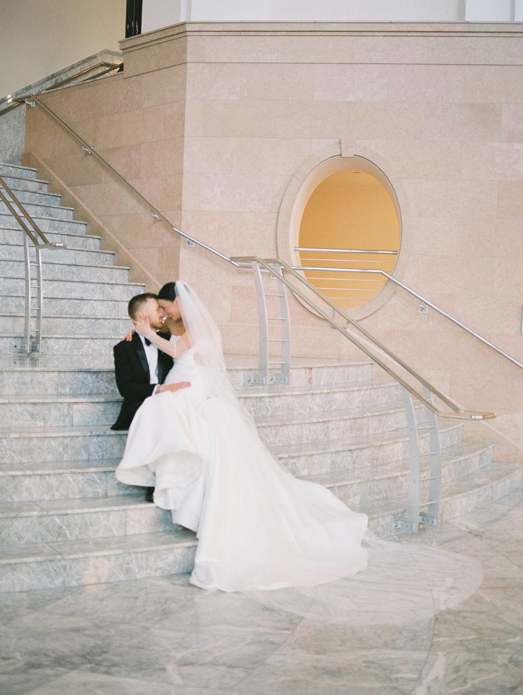 A Non-Traditional Winter Wedding at McDavid Studio 1