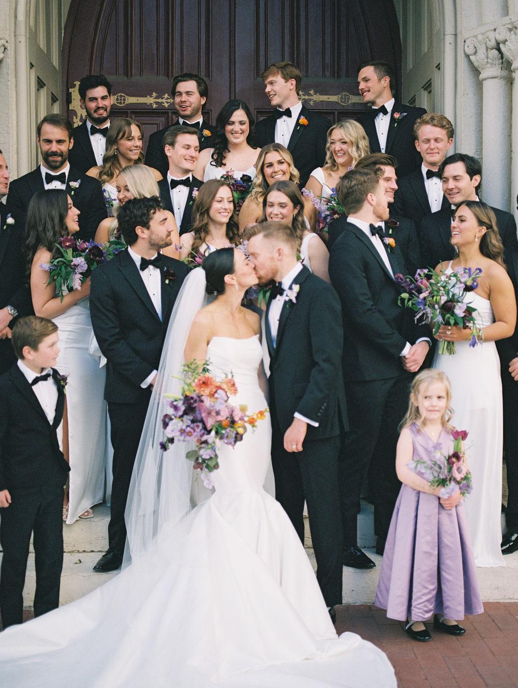 A Non-Traditional Winter Wedding at McDavid Studio 53