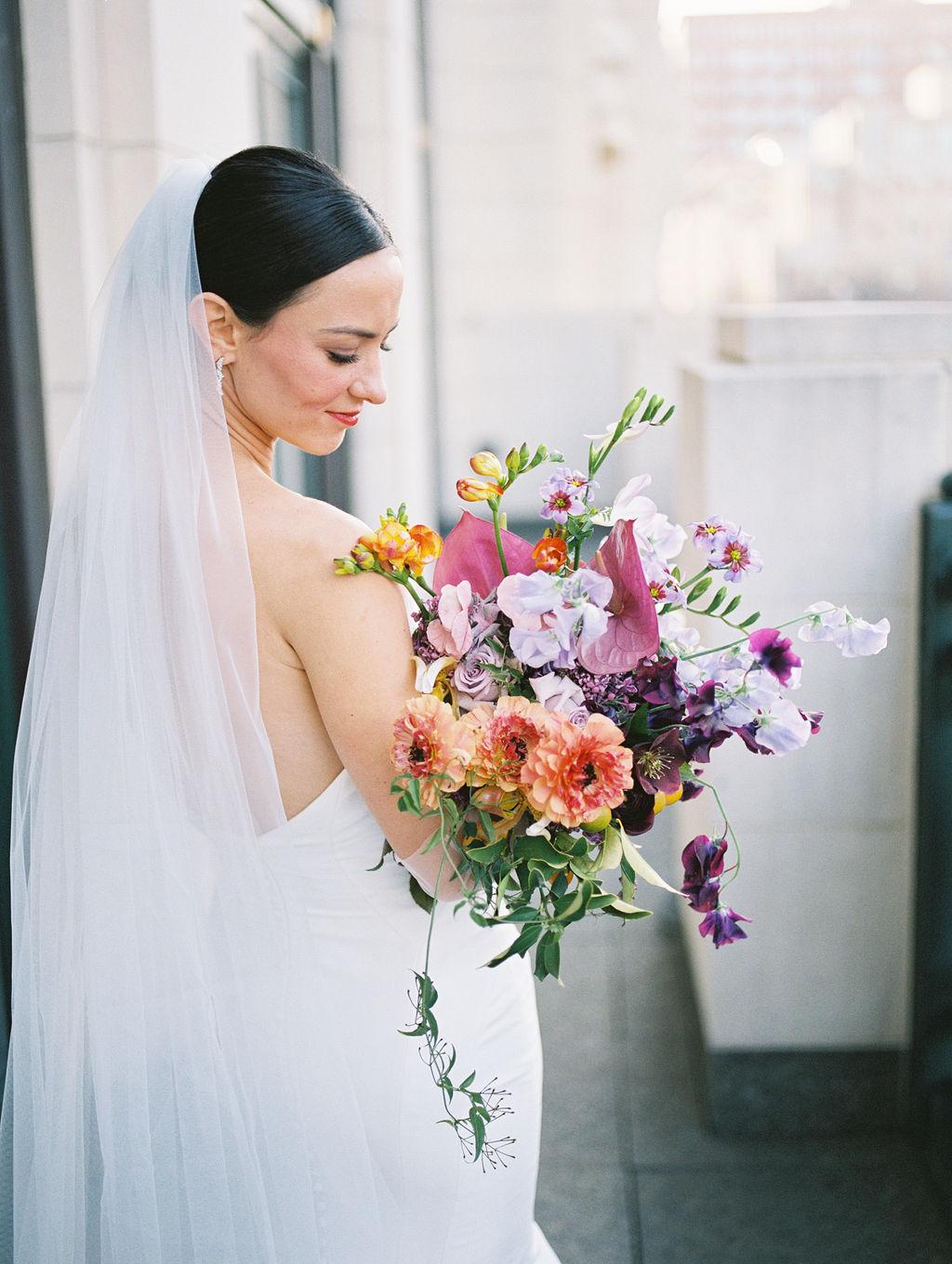 A Non-Traditional Winter Wedding at McDavid Studio 20