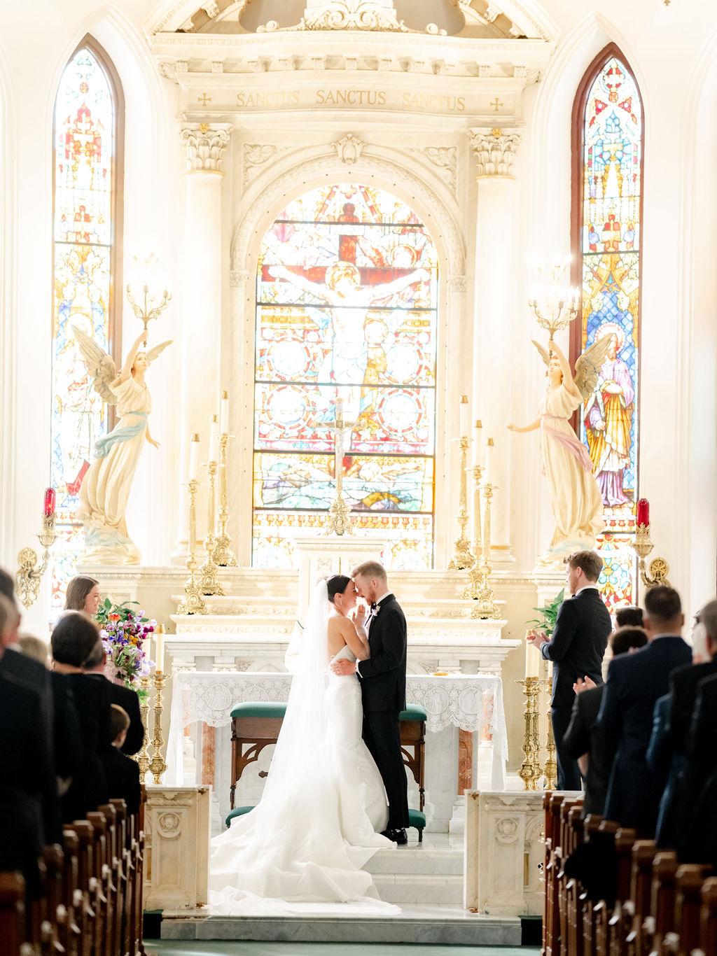 A Non-Traditional Winter Wedding at McDavid Studio 47