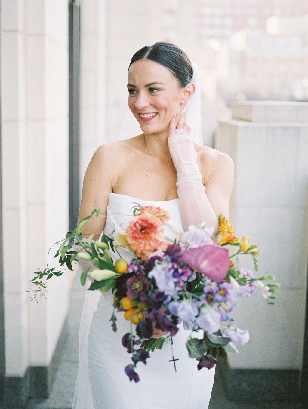 A Non-Traditional Winter Wedding at McDavid Studio 19