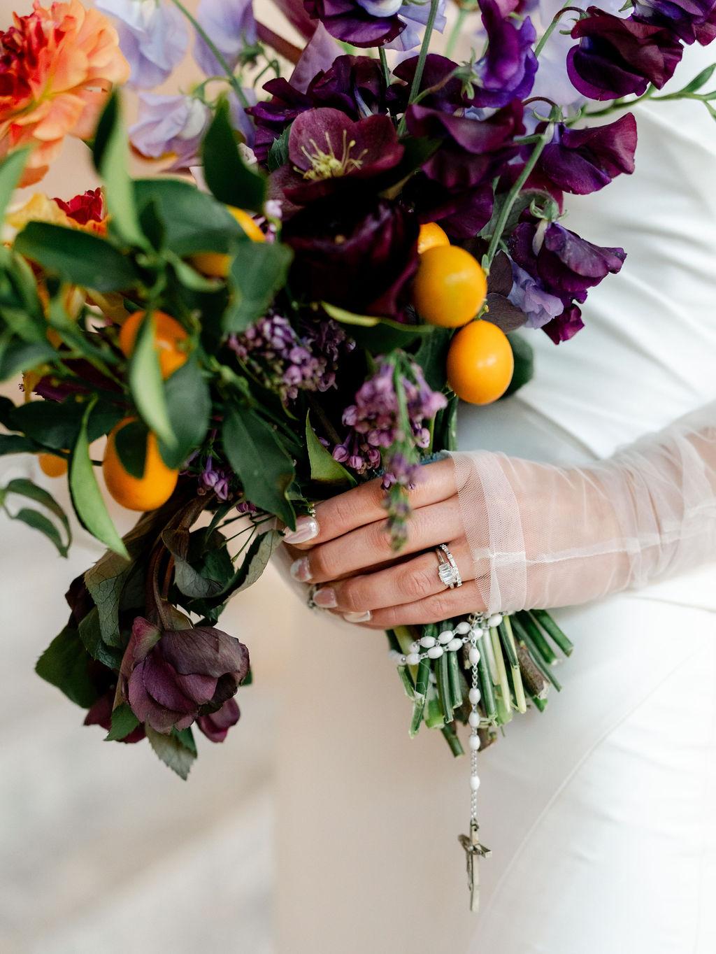 A Non-Traditional Winter Wedding at McDavid Studio 28