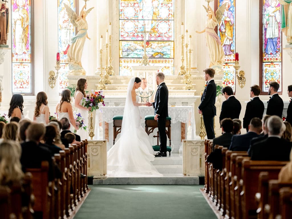 A Non-Traditional Winter Wedding at McDavid Studio 27