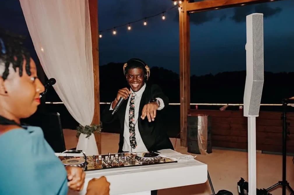 DJ Flex with Curate entertainment portfolio 3