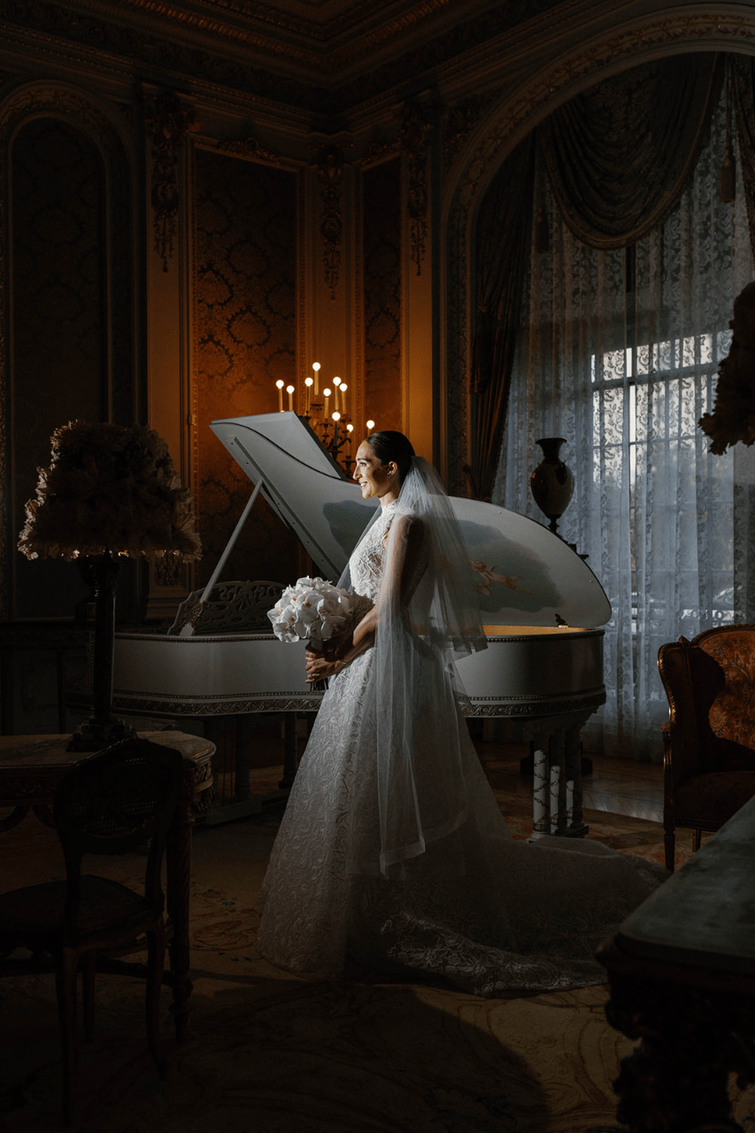 A Glamorous Winter Wedding at Henry Morrison Flagler Museum