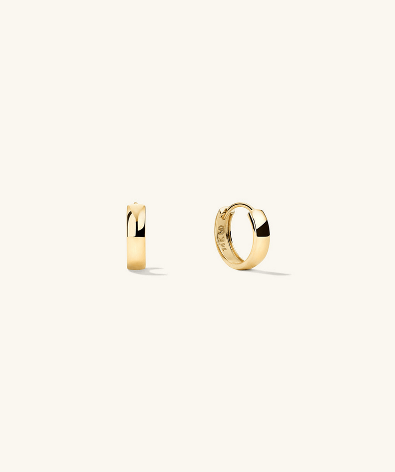 Bold Huggie Hoops