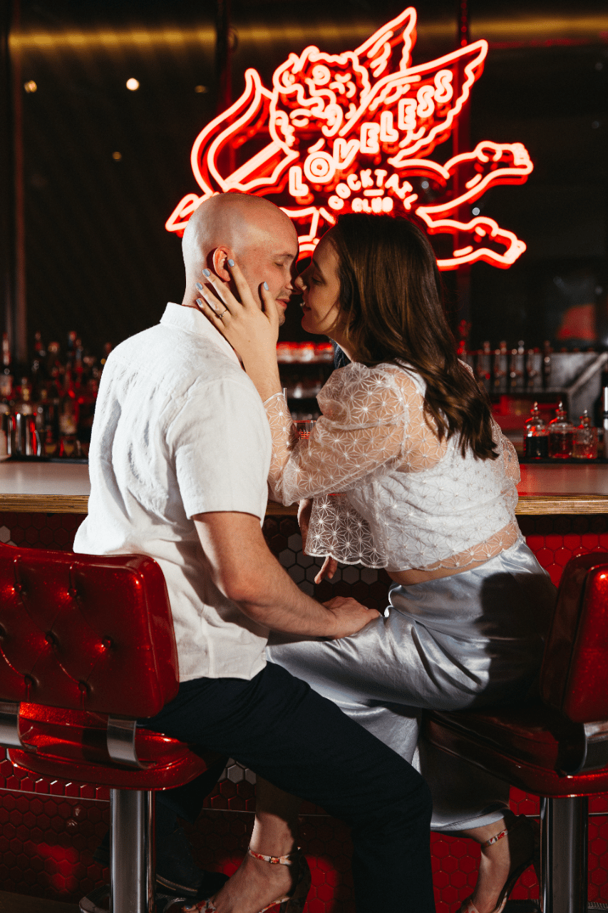 A Modern Summer Engagement Shoot at Loveless Cocktail Club photo 4