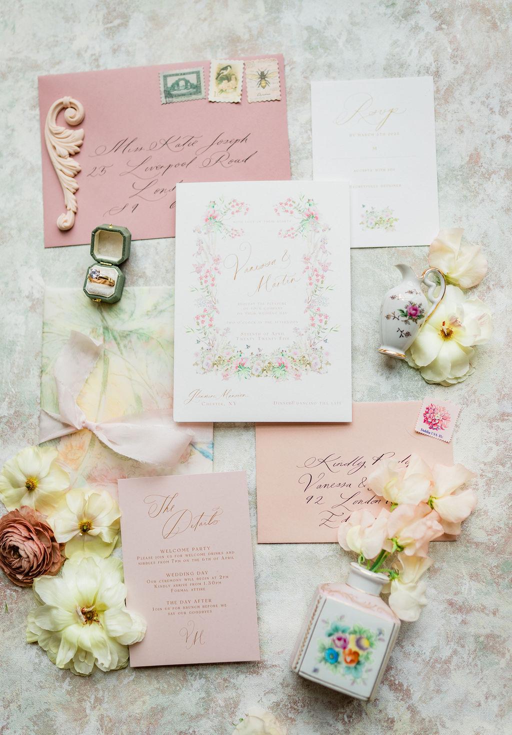 A Romantic Spring Styled Shoot at the Glenmere Mansion 48