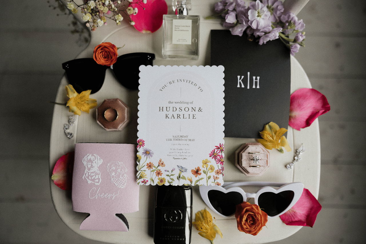 A Romantic Spring Wedding at White Feather Acres photo 2