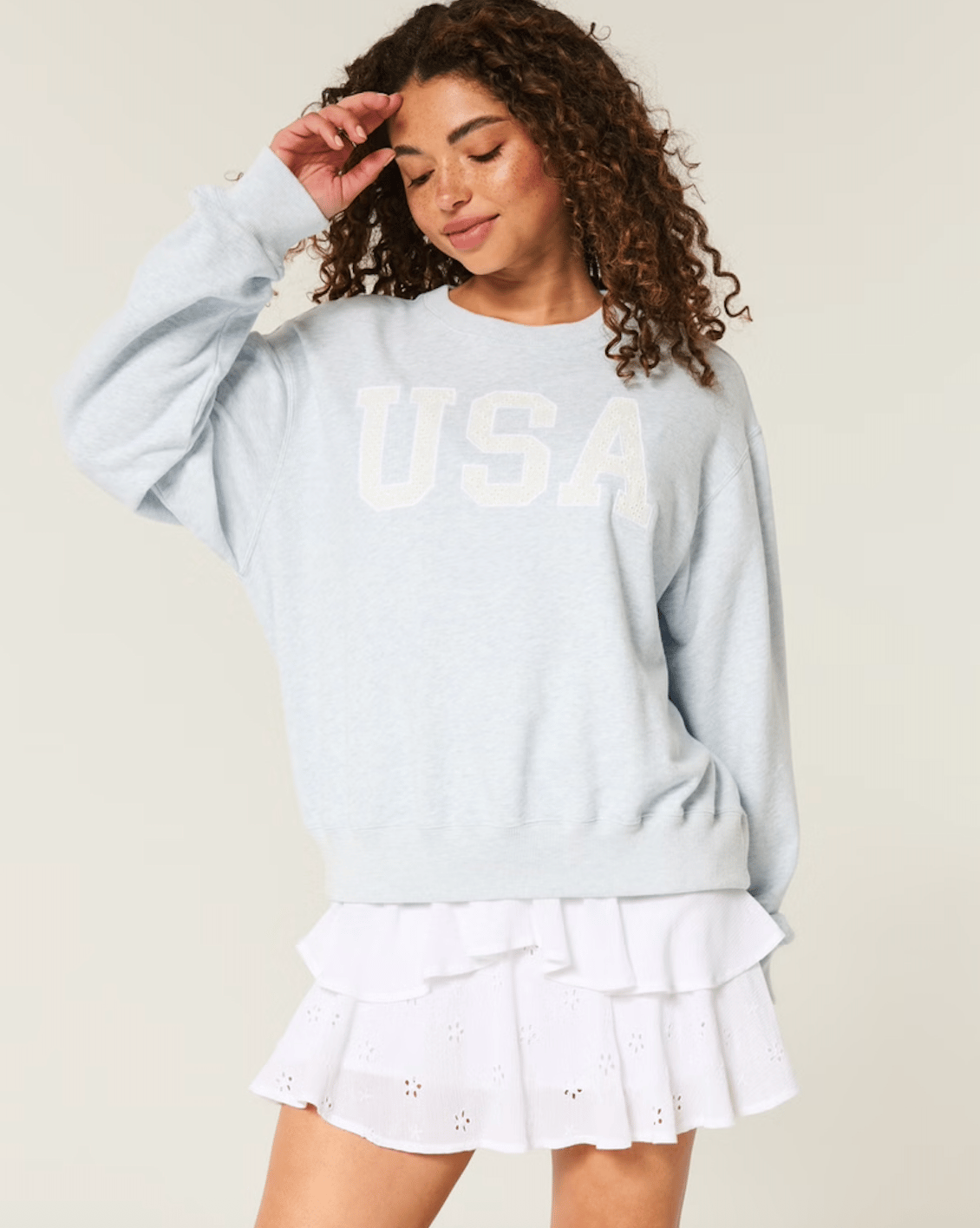 Easy USA Graphic Crew Sweatshirt