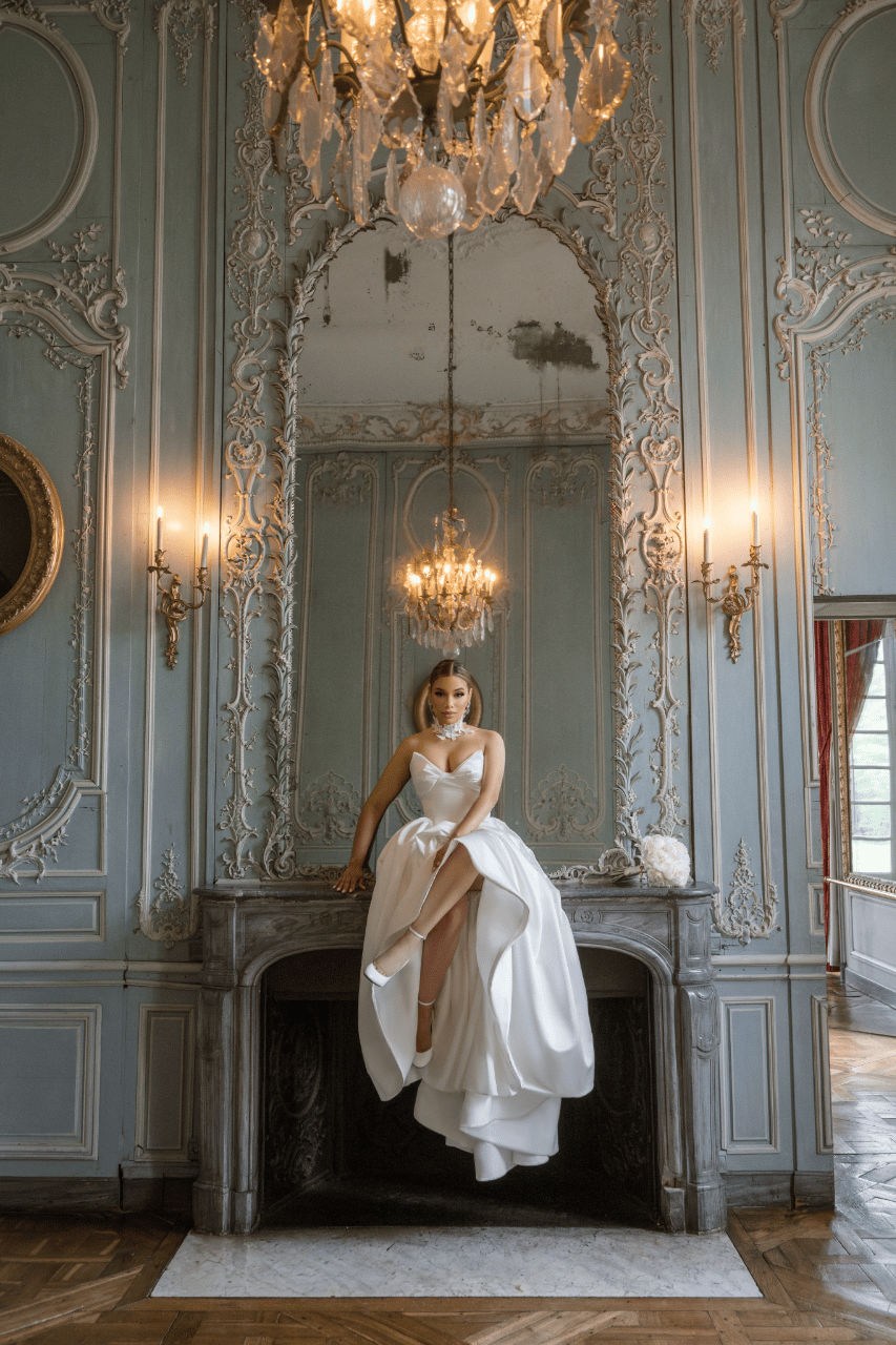 A Whimsical Spring Elopement at Château de Champlâtreux