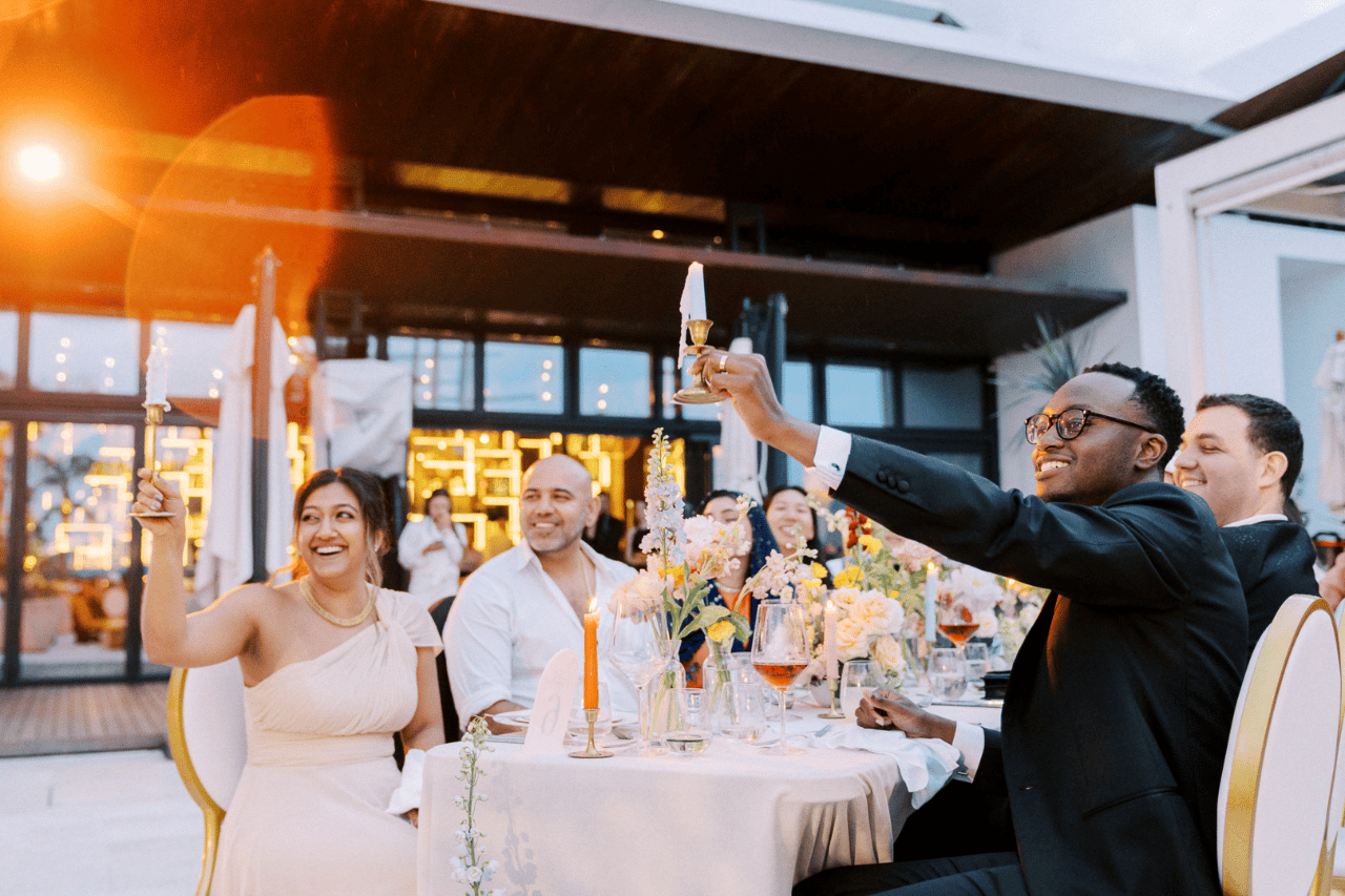 A Modern Spring Wedding at Buddha Beach Bar Porto Montenegro photo 5