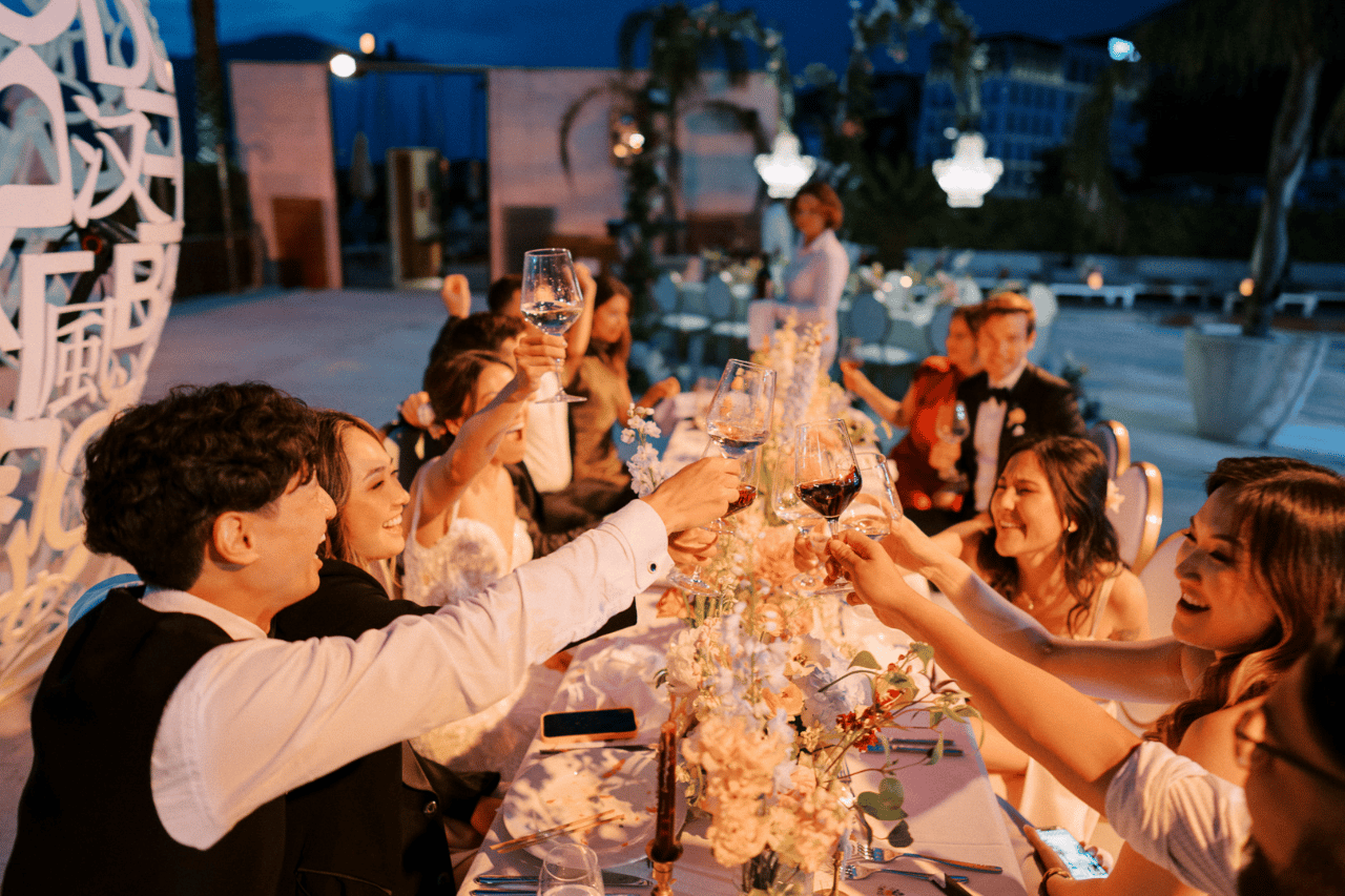 A Modern Spring Wedding at Buddha Beach Bar Porto Montenegro photo 3