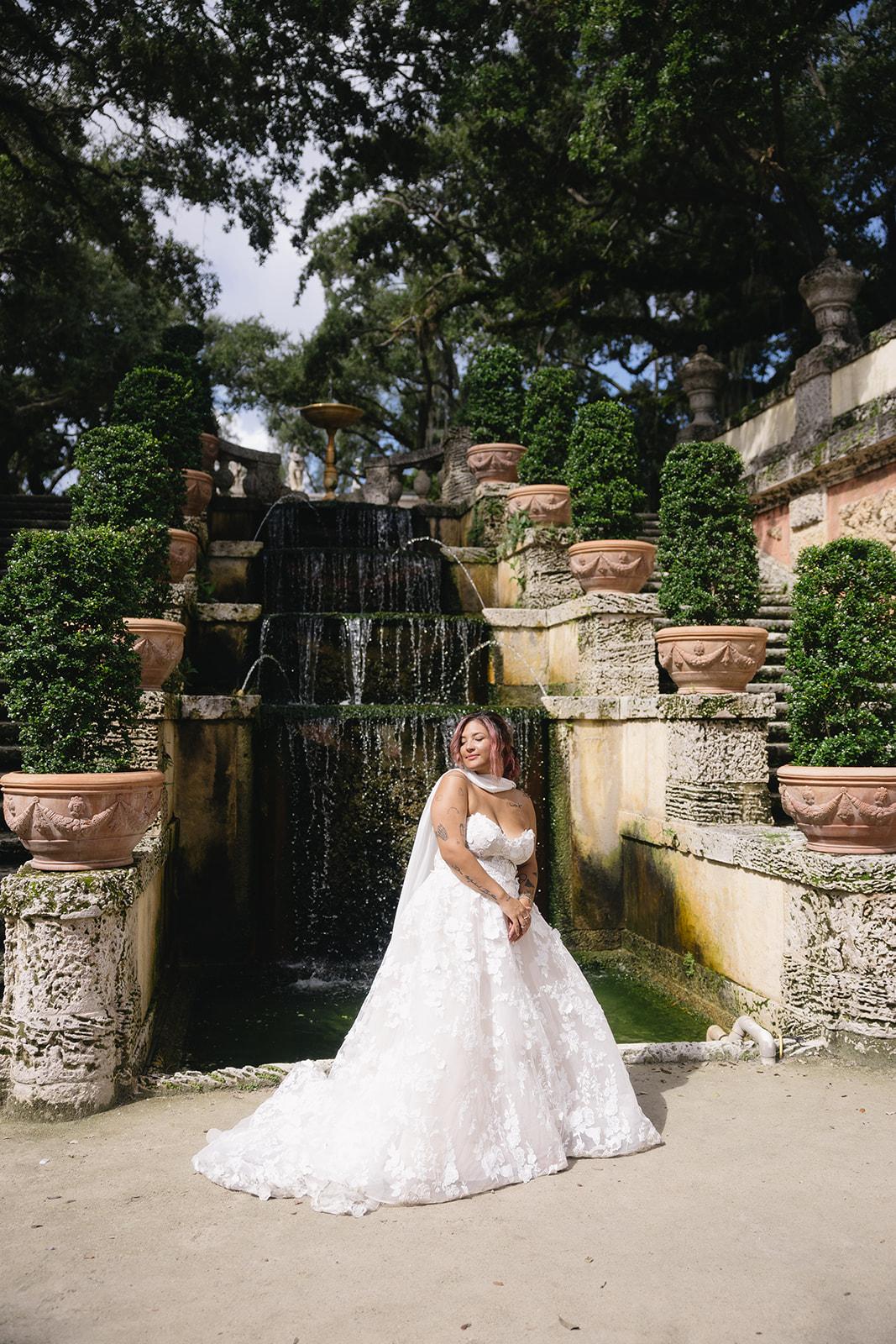 A Romantic Fall Elopement at the Vizcaya Museum photo 4