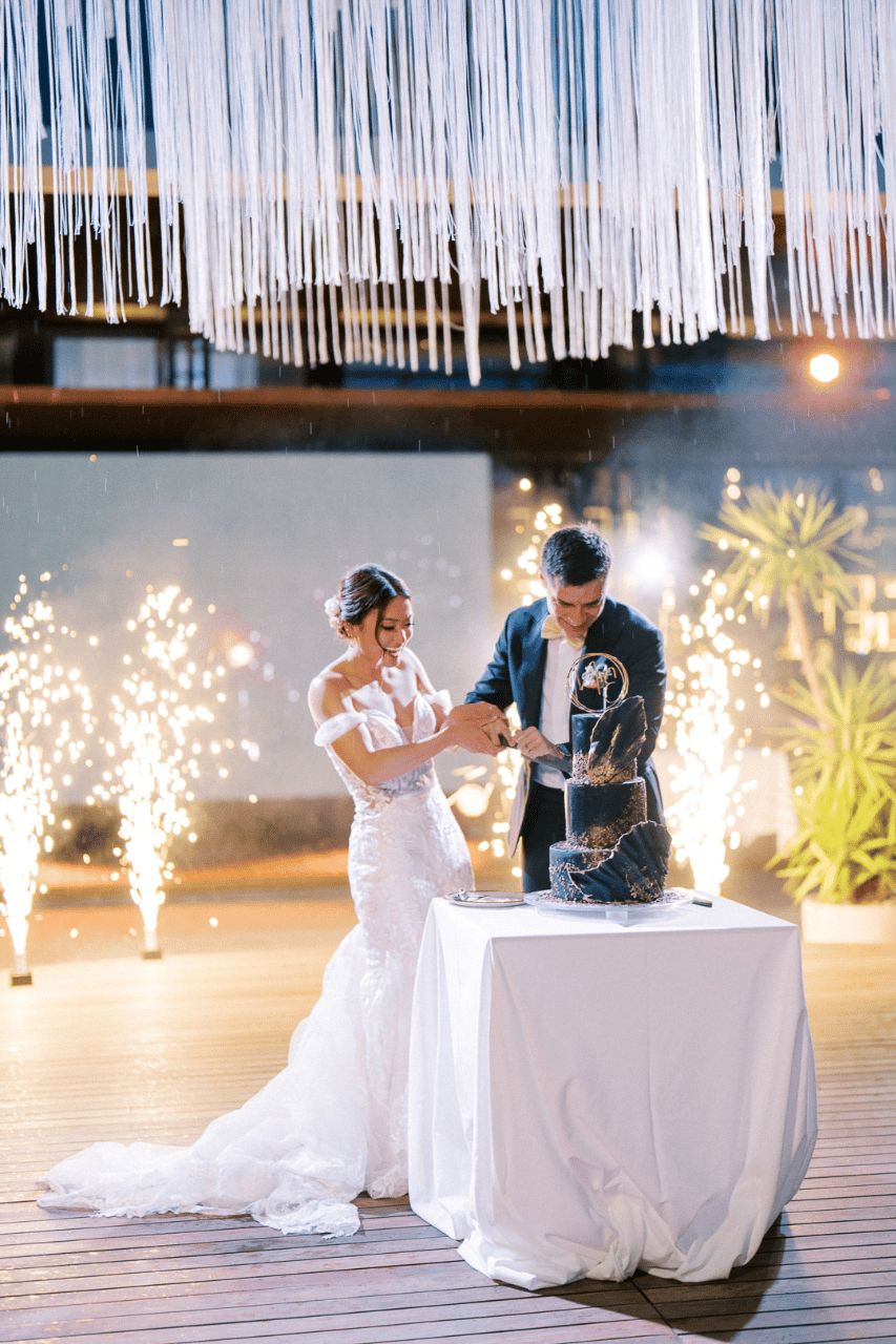 A Modern Spring Wedding at Buddha Beach Bar Porto Montenegro
