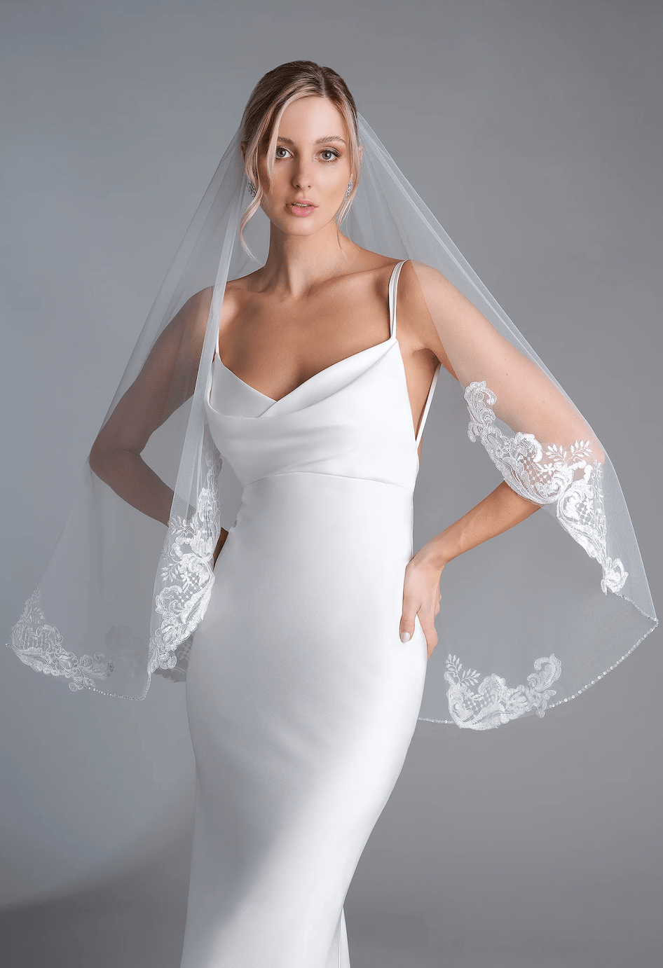Fingertip Veil (Style TG1014L037)