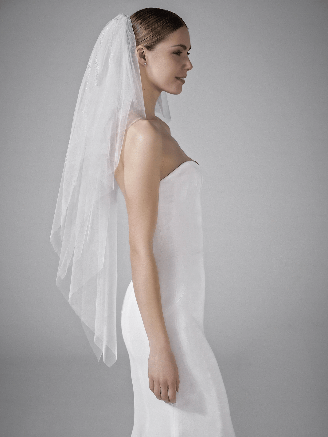 Fingertip Veil (Style  V-LA55)