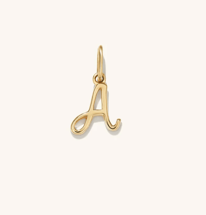 Cursive Letter Charm