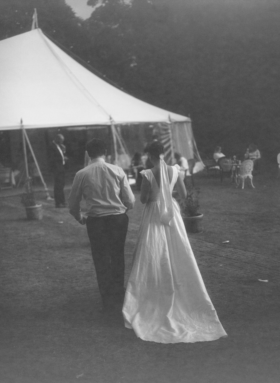 Bride groom on 35mm