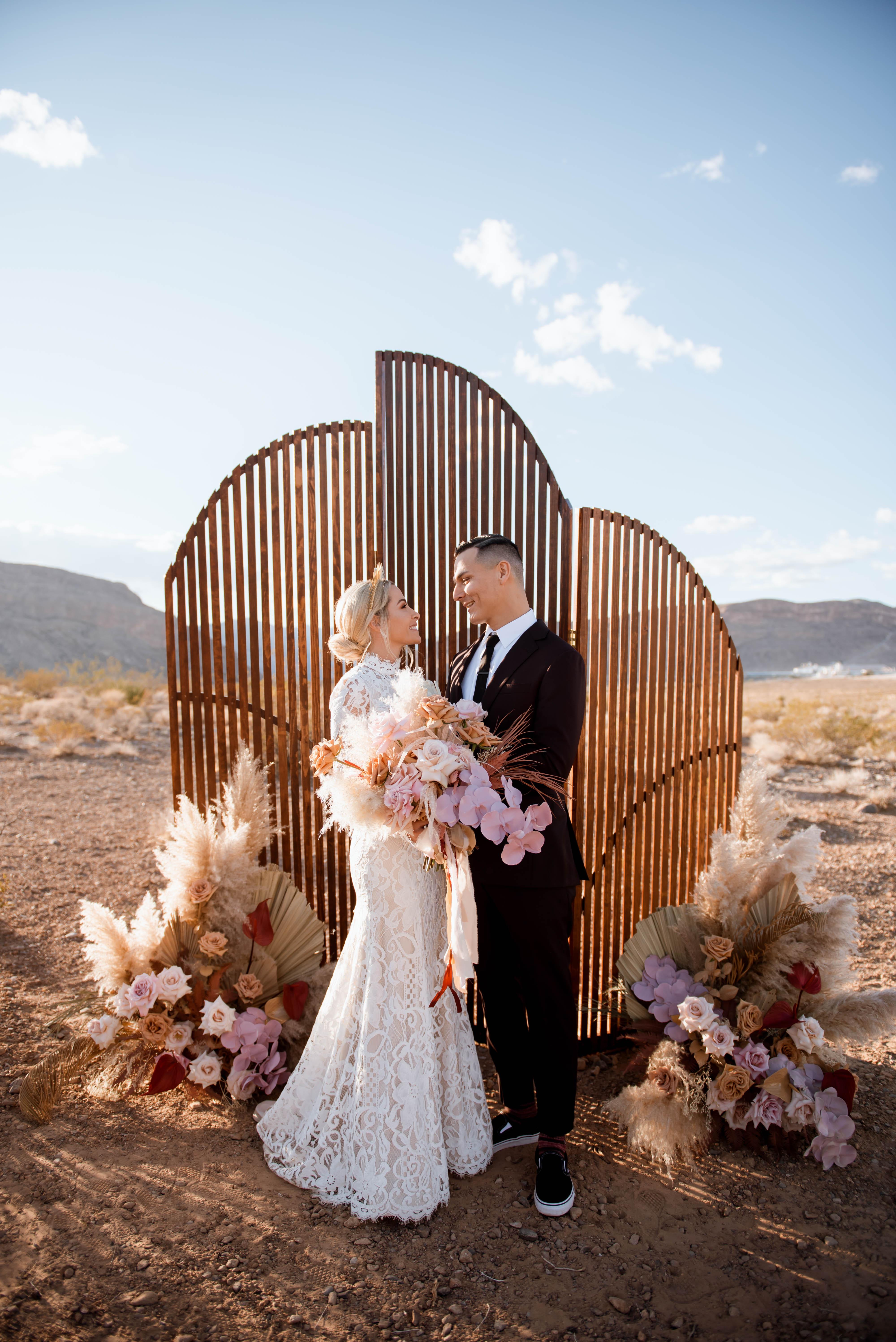 A Boho Spring Wedding at The Mayfair at Bellagio