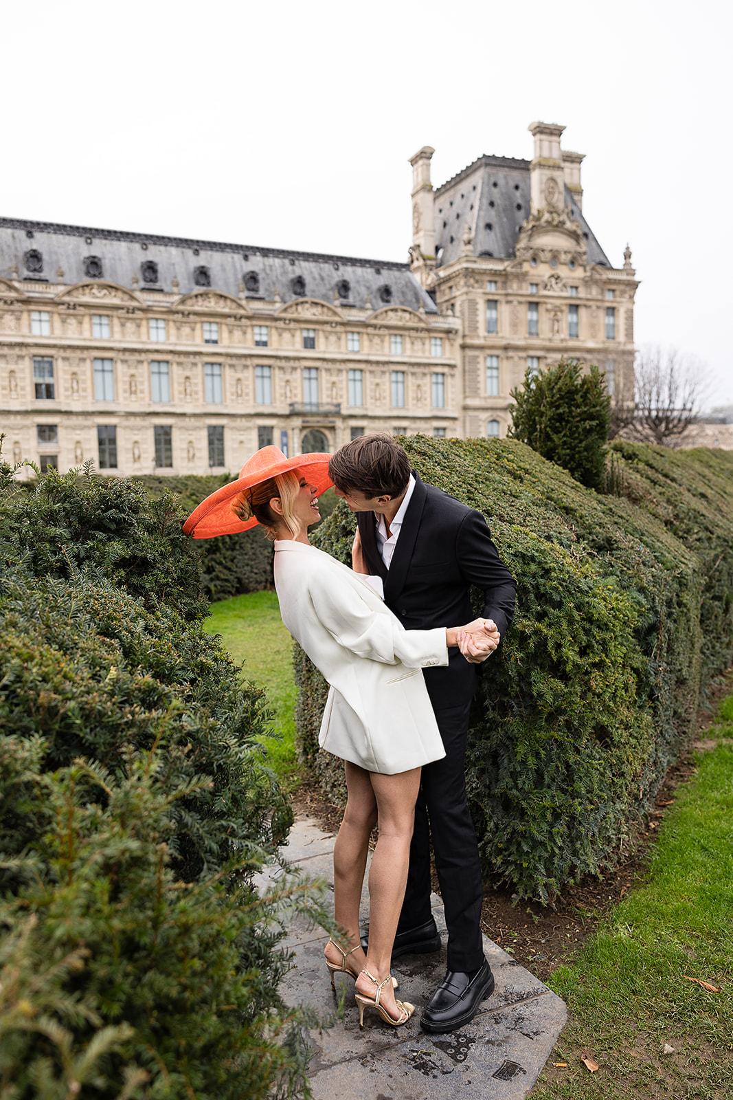 A Romantic Winter Editorial in Pairs, France 24