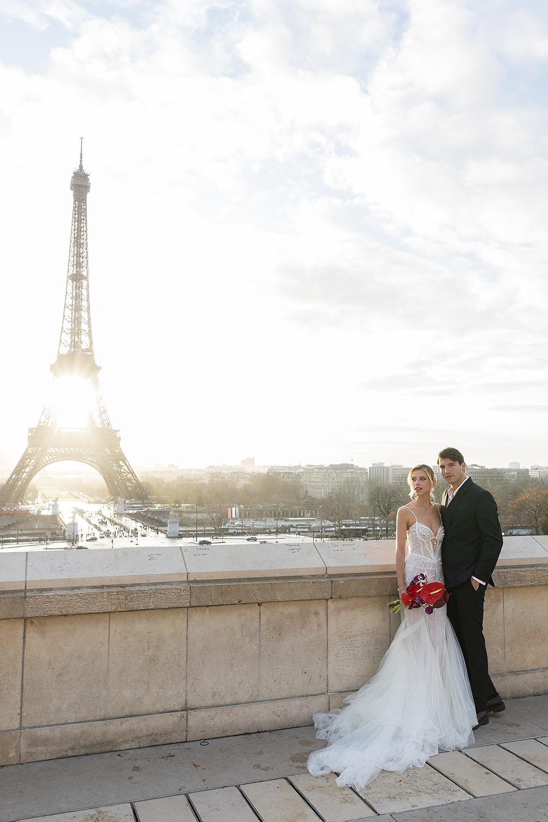 A Romantic Winter Editorial in Pairs, France 5