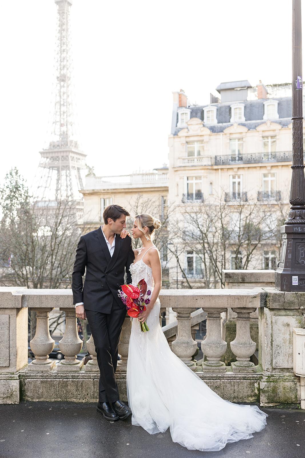 A Romantic Winter Editorial in Pairs, France 13
