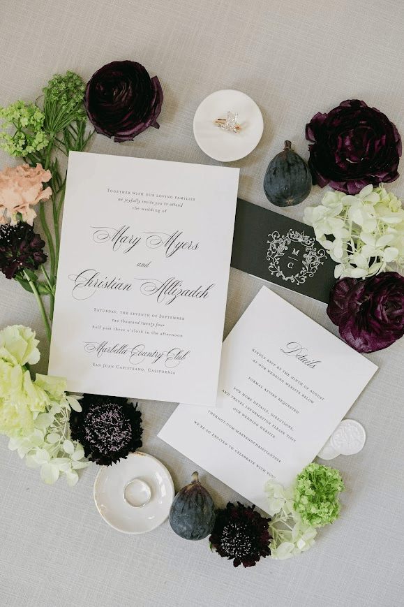 A Modern Fall Wedding at Marbella Country Club photo 2