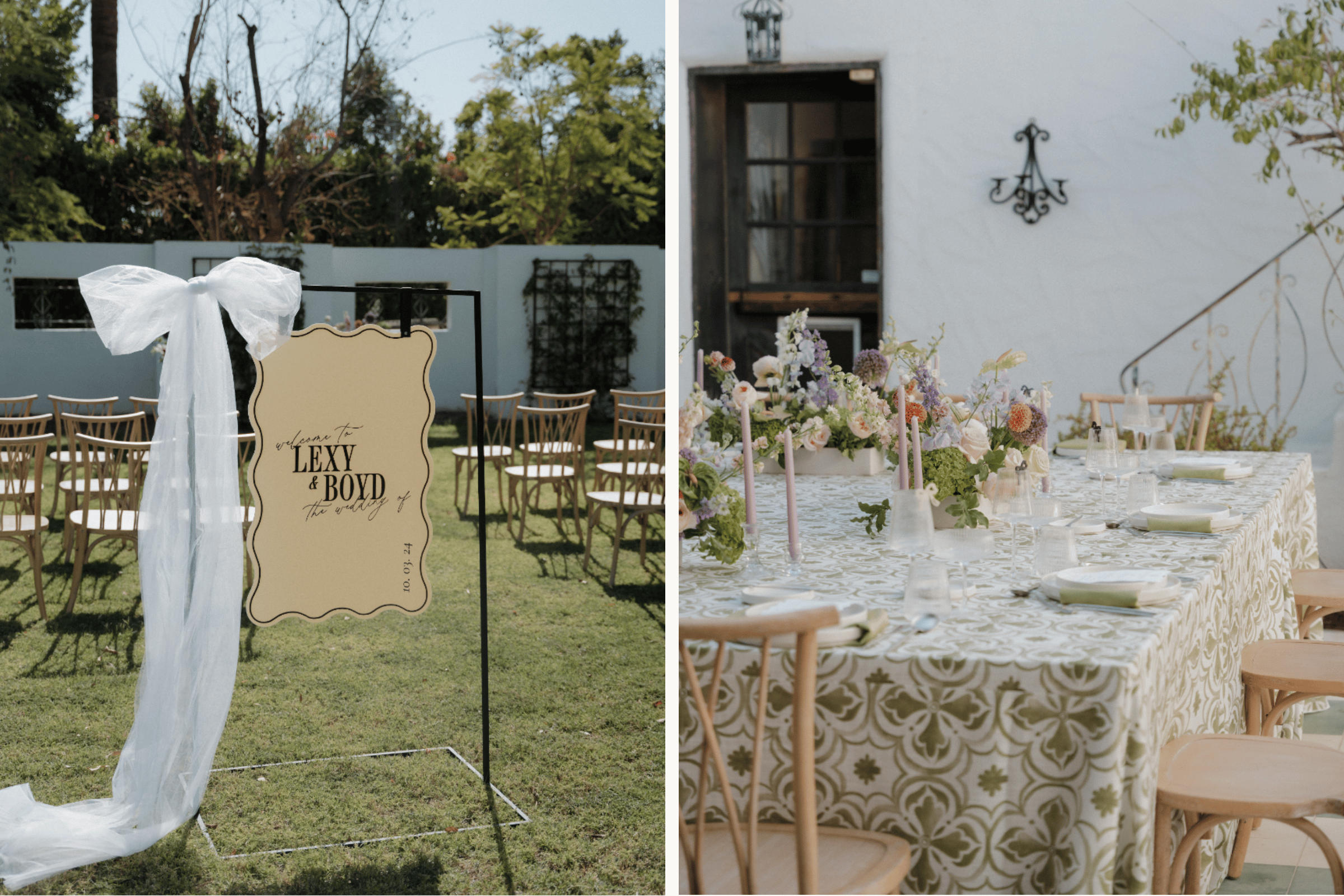 Photos by Allison Klein Photography, Featured in A Modern Fall Styled Shoot at La Estancia