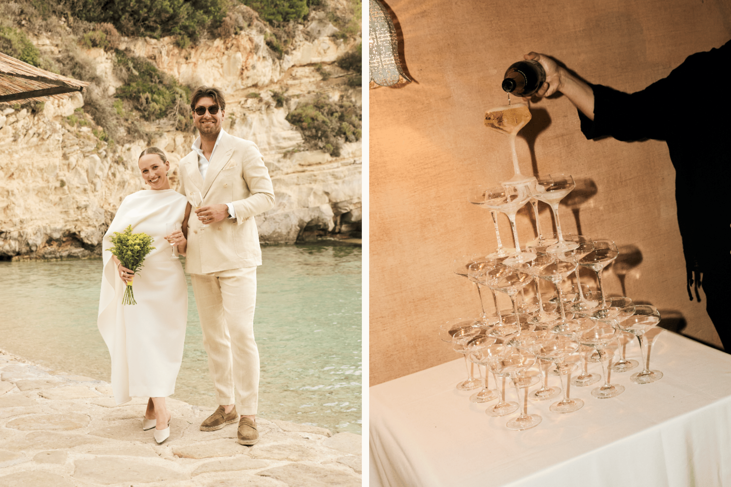 Photo by Holly Braithwaite, Featured in A Non-Traditional Summer Wedding at Cameo Island