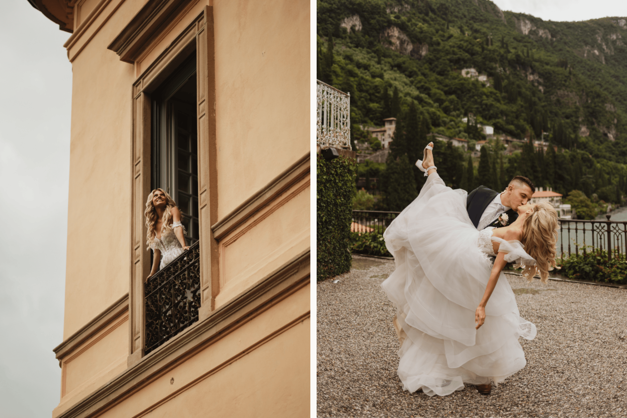 Photos by Summer Simmons, Featured in A Romantic Summer Wedding at Hotel Villa Cipressi