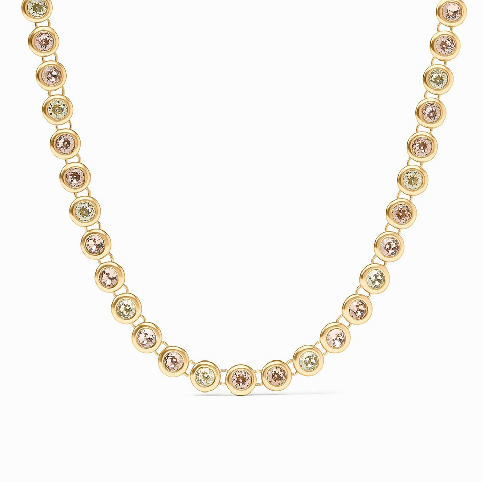Rainbow Tennis Necklace (4 colors)