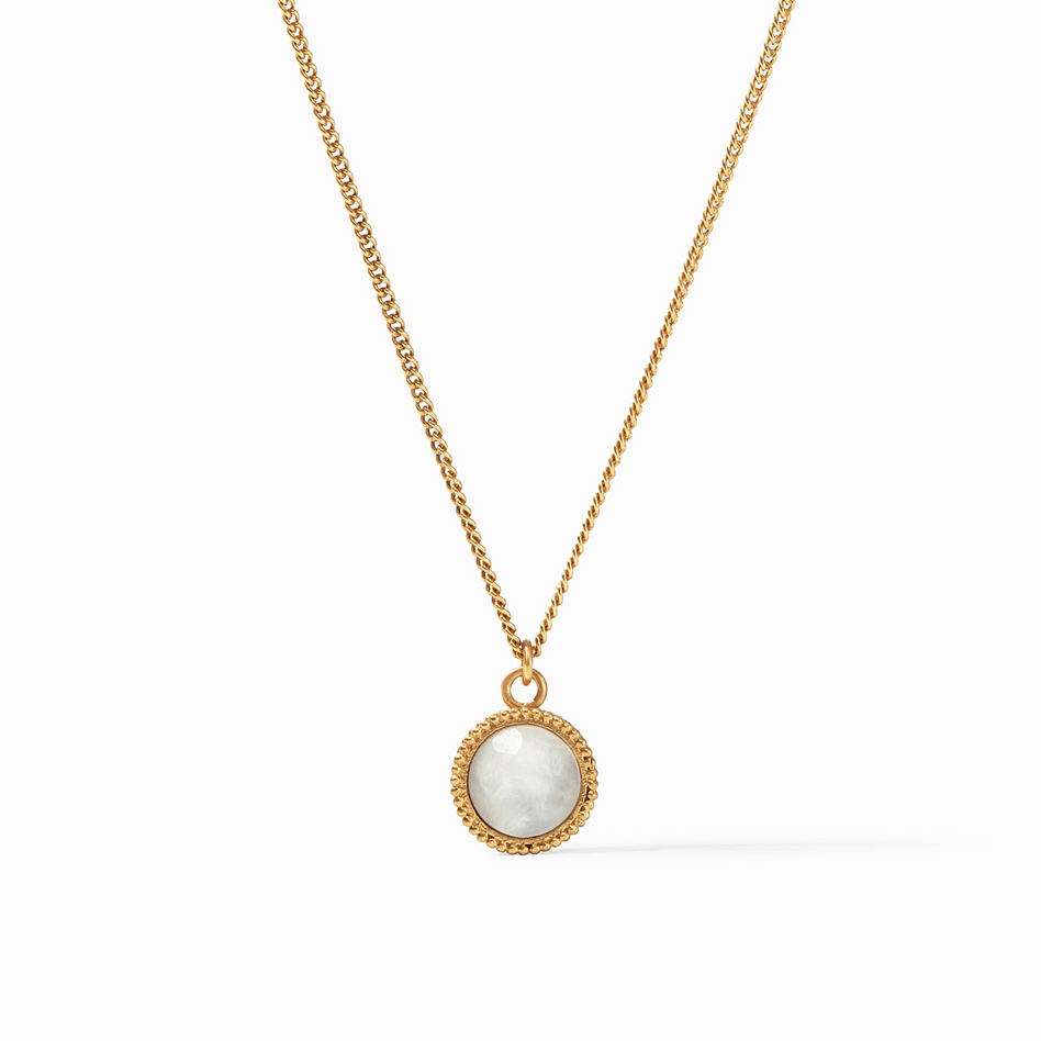 Fleur-de-Lis Solitaire Necklace (19 colors)