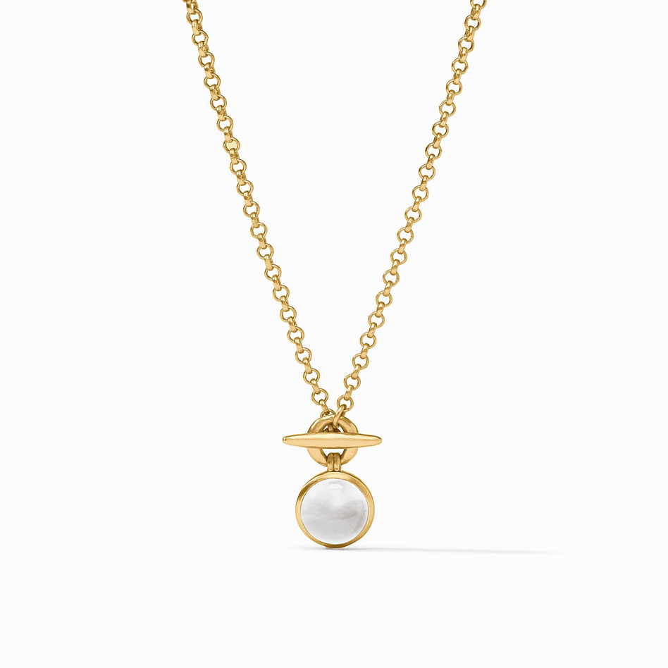 Solara Solitaire Necklace (gold or silver)