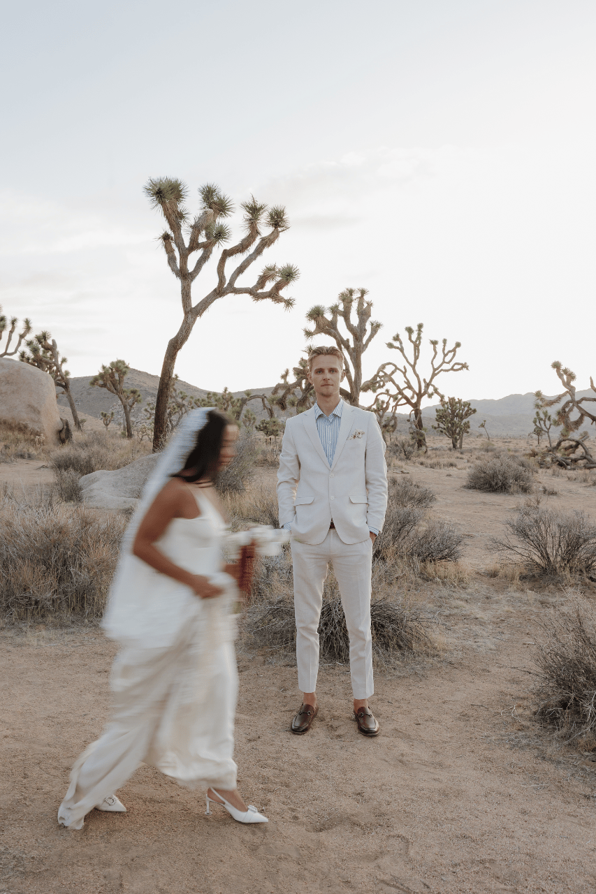 A Romantic Spring Elopement at Joshua Tree National Park