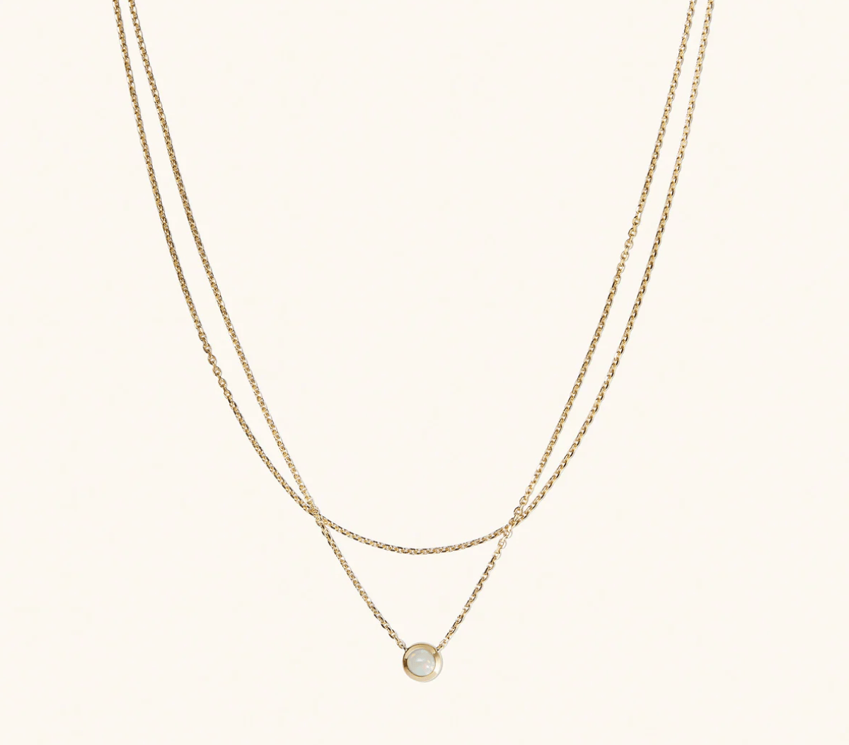 Layered Opal Necklace