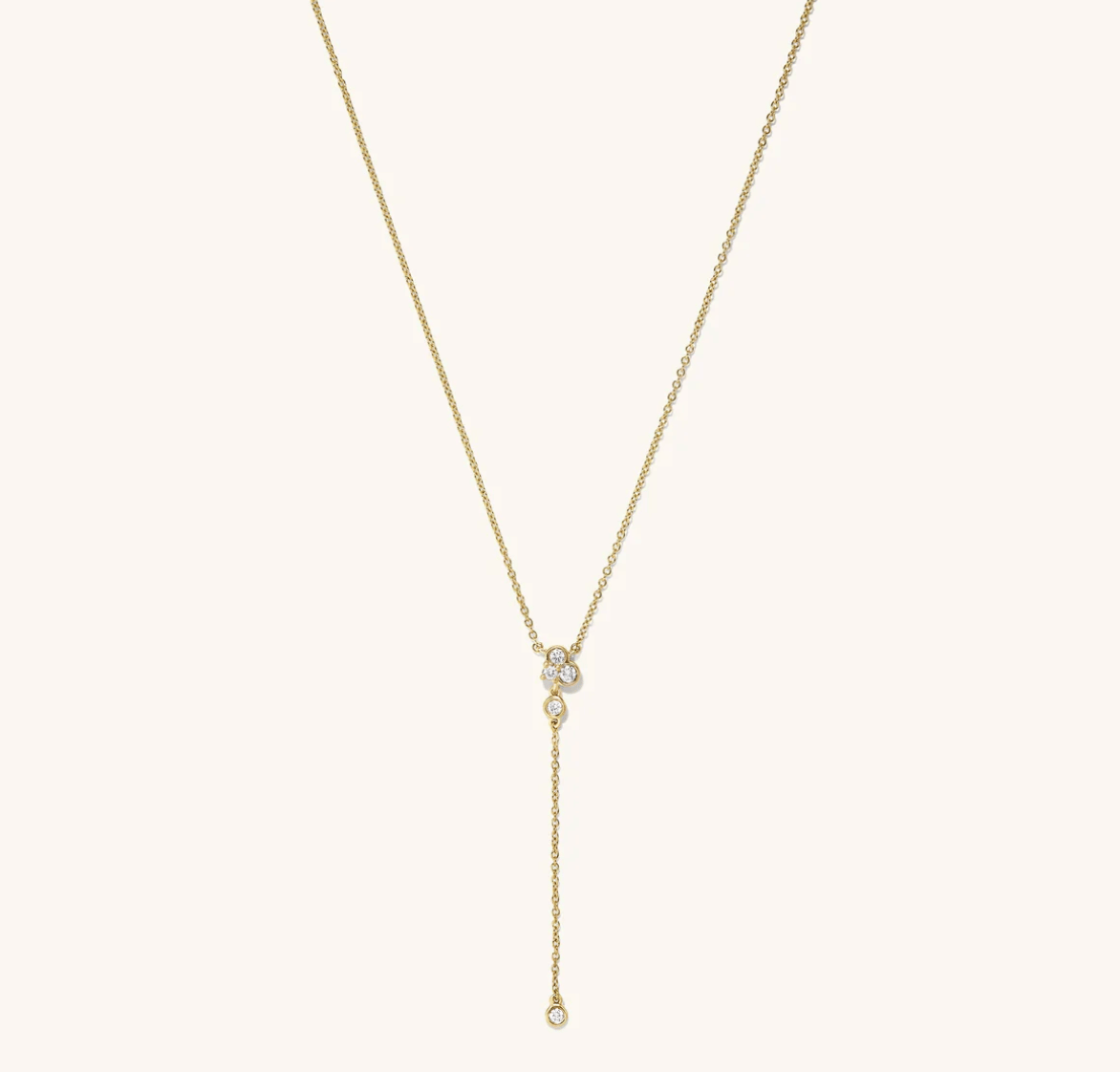Celeste Lab Grown Diamond Lariat Necklace