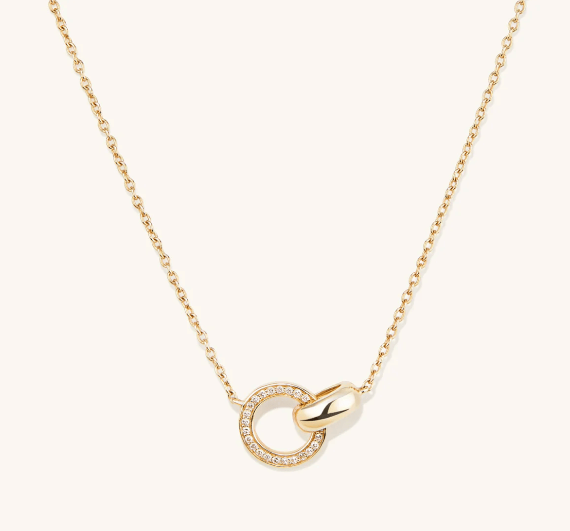 Pavé Diamond Linked Necklace