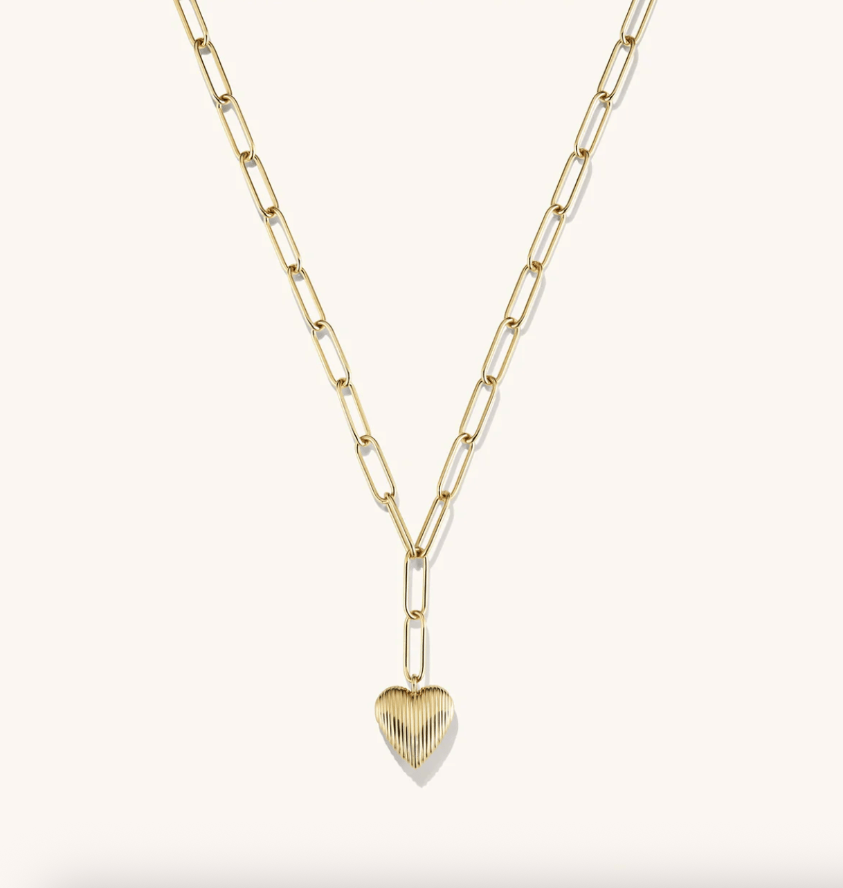 Big Puffy Heart Necklace