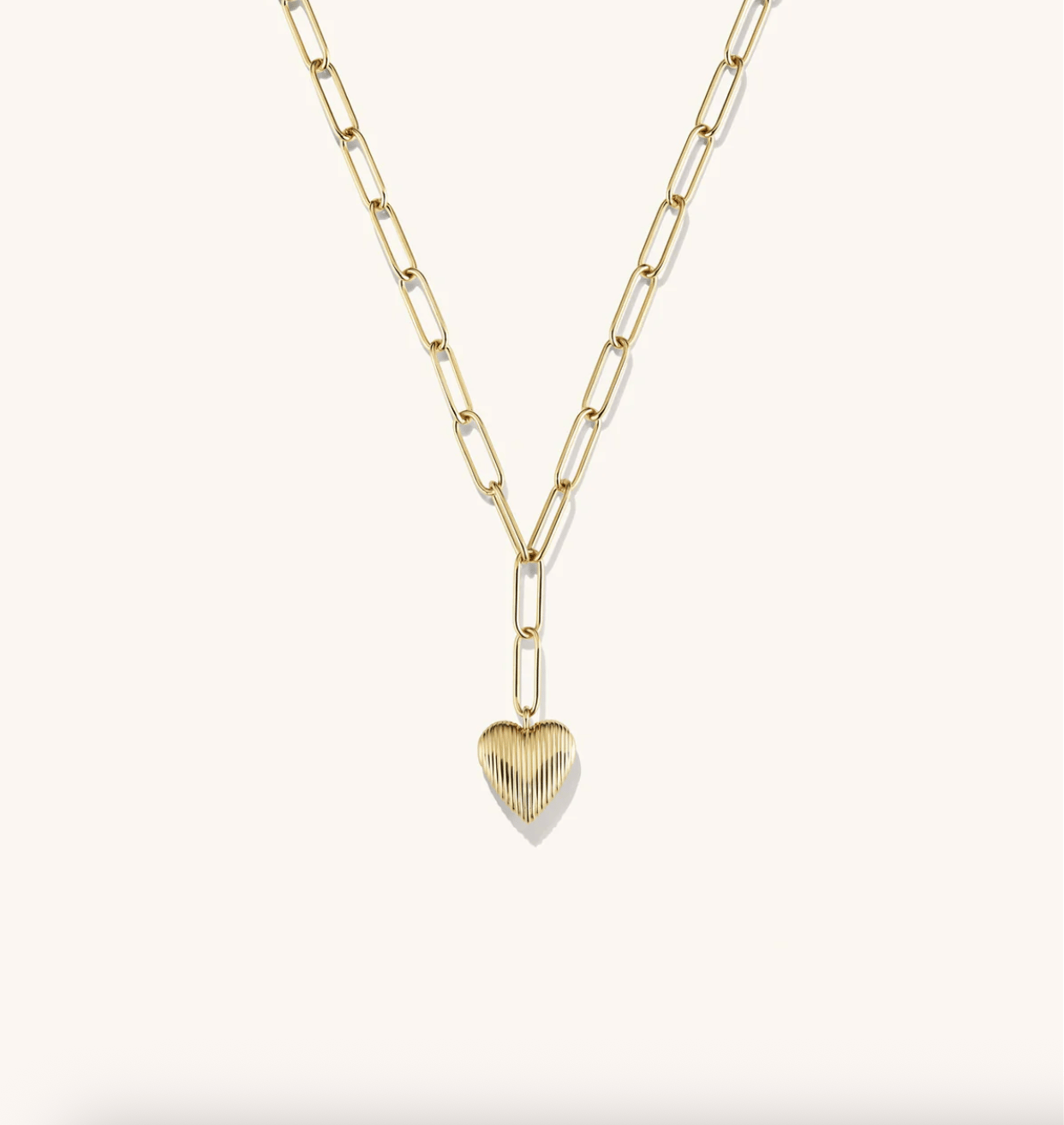 Big Puffy Heart Necklace