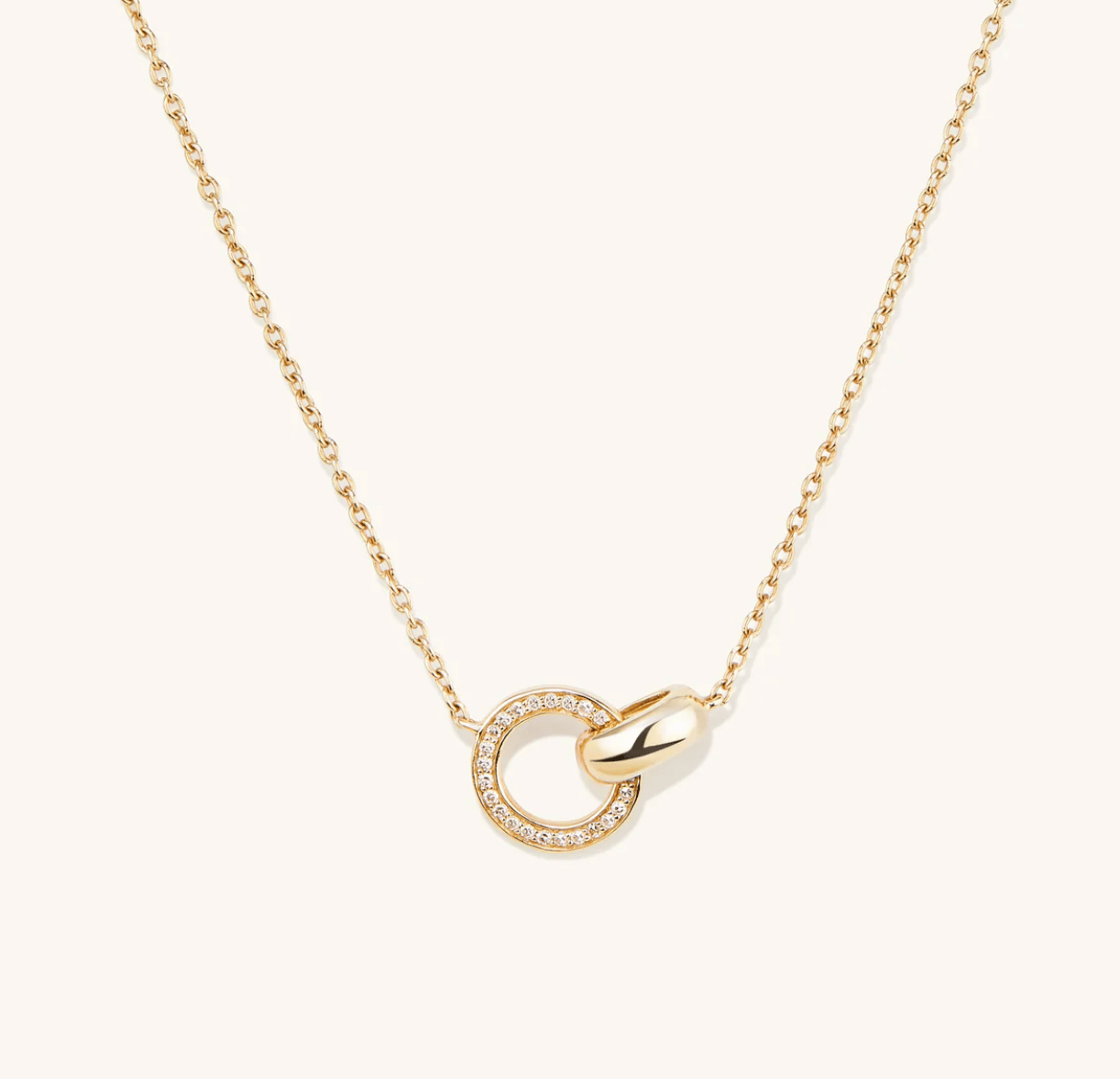 Pavé Diamond Linked Necklace